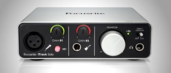 Focusrite iTrack Solo, una interfaz pensada para el iPad