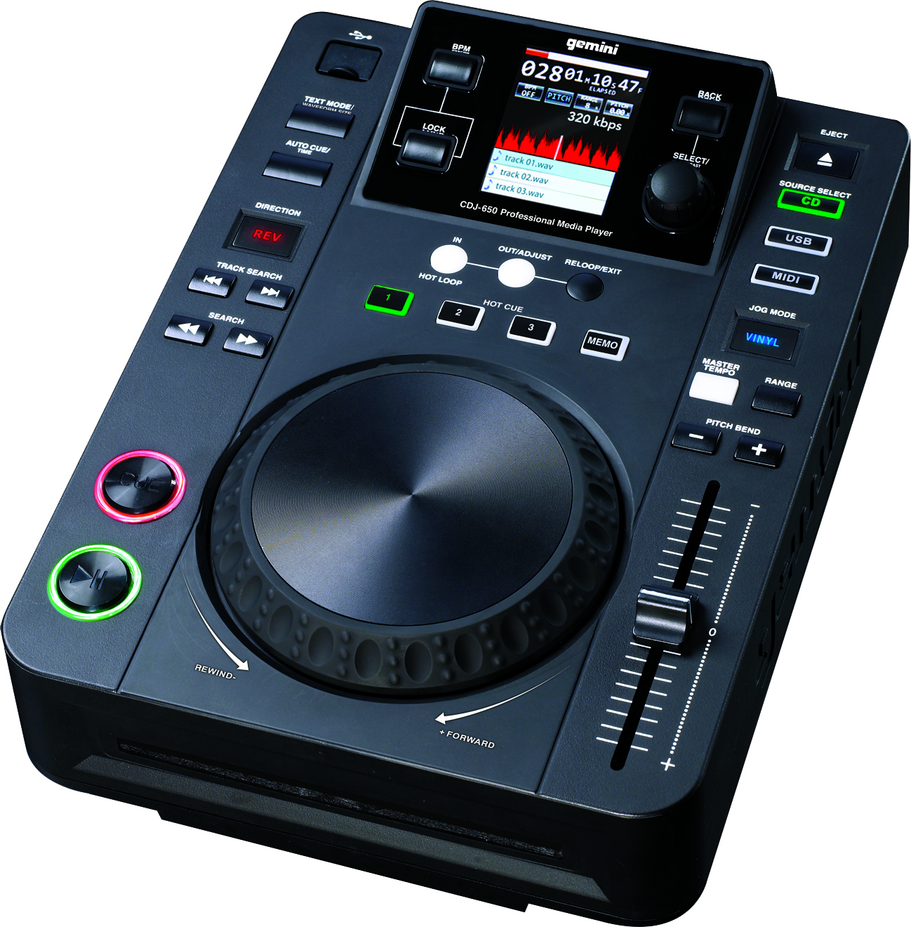 Gemini presenta su reproductor CDJ-650