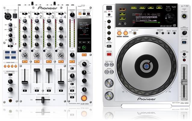 Pioneer anuncia CDJ-850-W y DJM-850-W