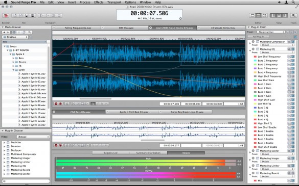 Sony Sound Forge Pro ya disponible para MAC