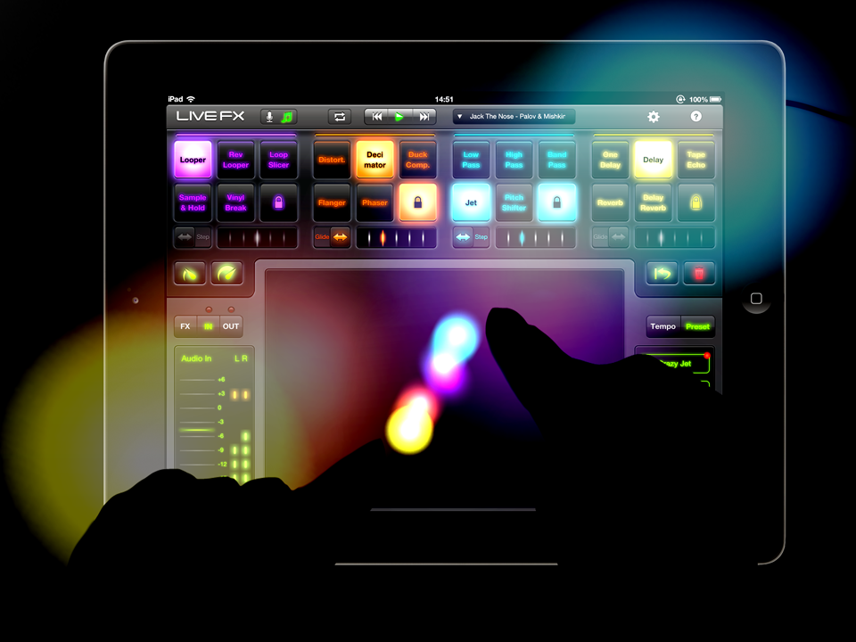 LiveFX para iPad, un procesador de efectos para DJ