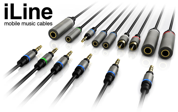 iLine Mobile Music Cables, nuevo kit de cables de IK Multimedia