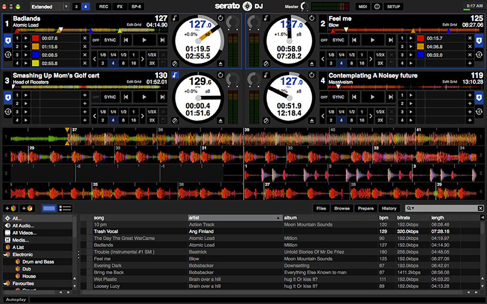 Serato DJ 1.1.2 compatible con Numark NS6, Vestax VCI-400 y Pioneer DDJ-WeGO