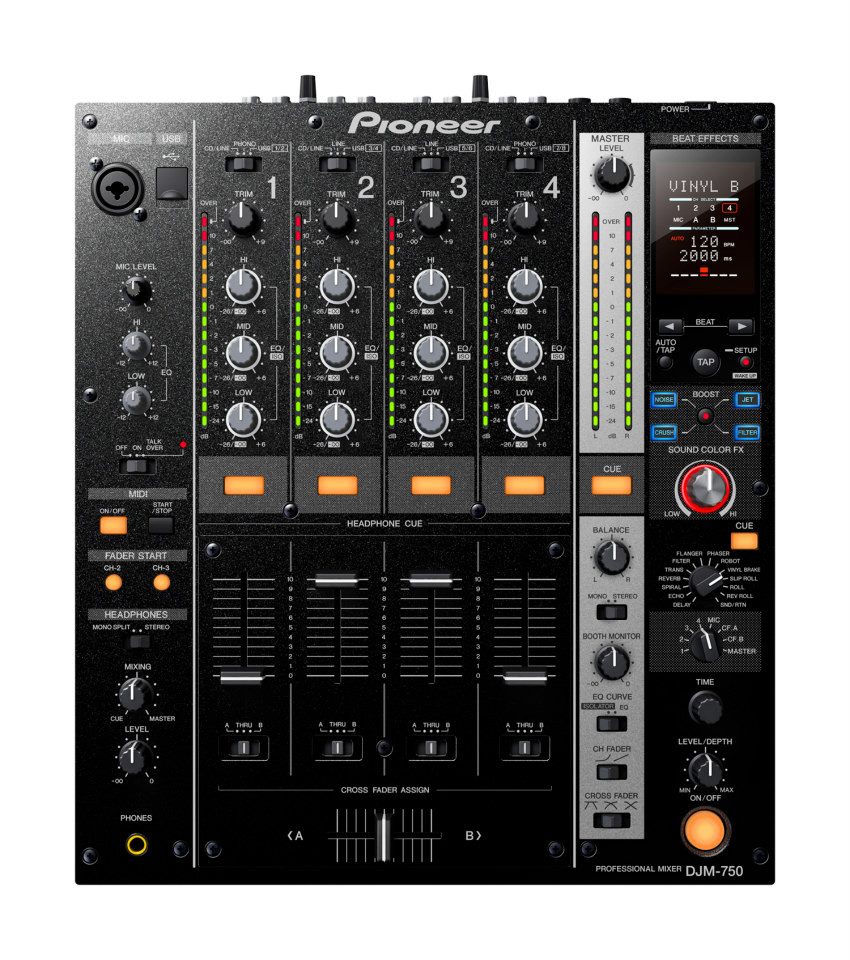 Presentado el nuevo mixer Pioneer DJM-750