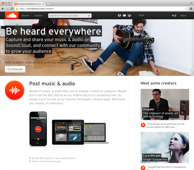 Soundcloud es nombrada mejor start up en Europa por la Comisión Europea