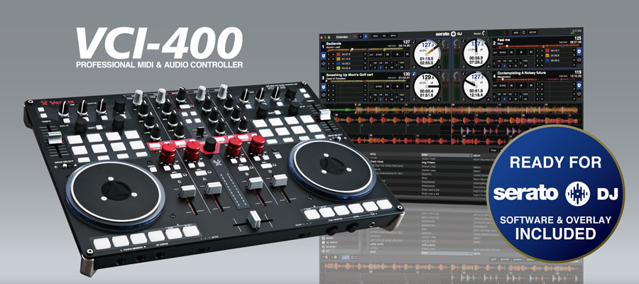 Serato DJ ya diponible para el controlador Vestax VCI-400