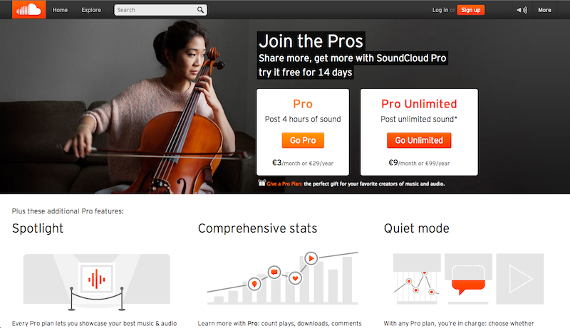 5 razones para tener una cuenta Pro en Soundcloud