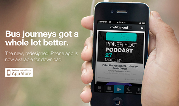 Mixcloud rediseña por completo su aplicación para iPhone