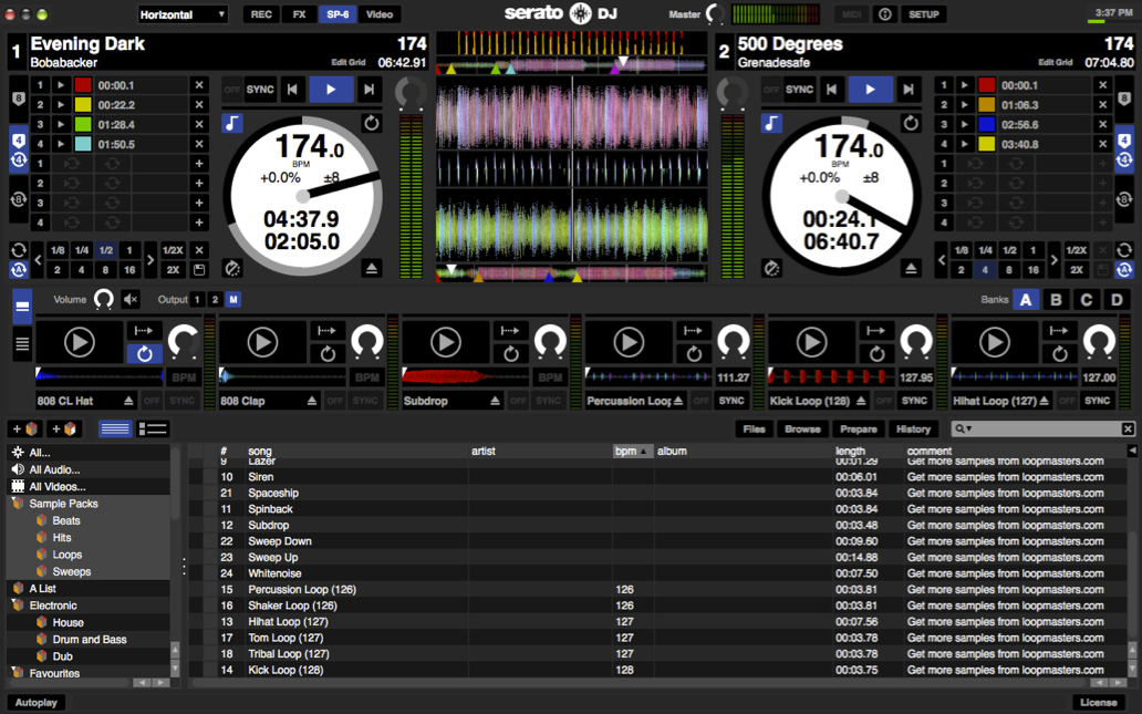 Serato DJ actualizado a la versión 1.2.1