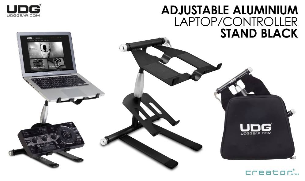 UDG Creator Laptop Controller Stand, nuevo soporte para portátiles y accesorios de DJ de UDG