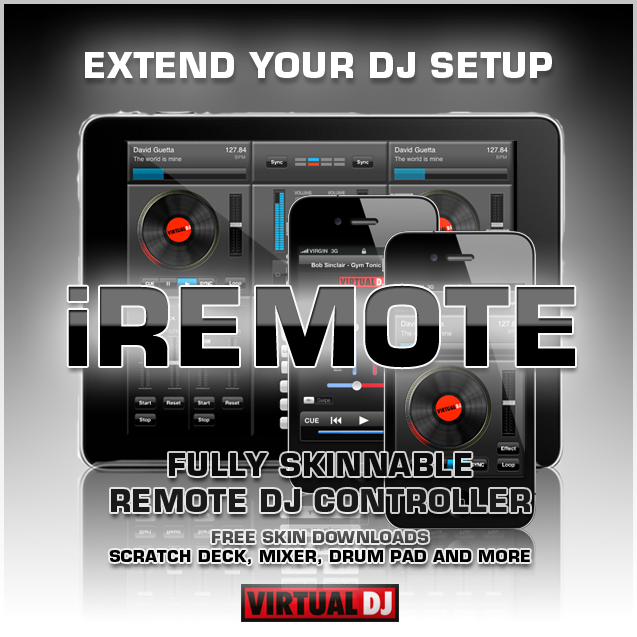 Virtual DJ iRemote, la aplicación para iPad, iPhone e iPod Touch de Virtual DJ