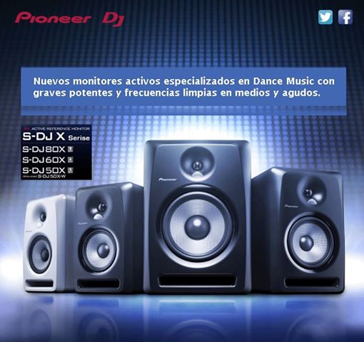 Pioneer lanza su nueva línea de monitores de studio: los S-DJ X Series