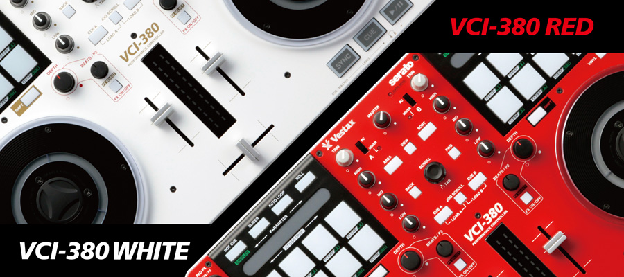 Vestax VCI-380 disponible en rojo y en blanco en edición limitada