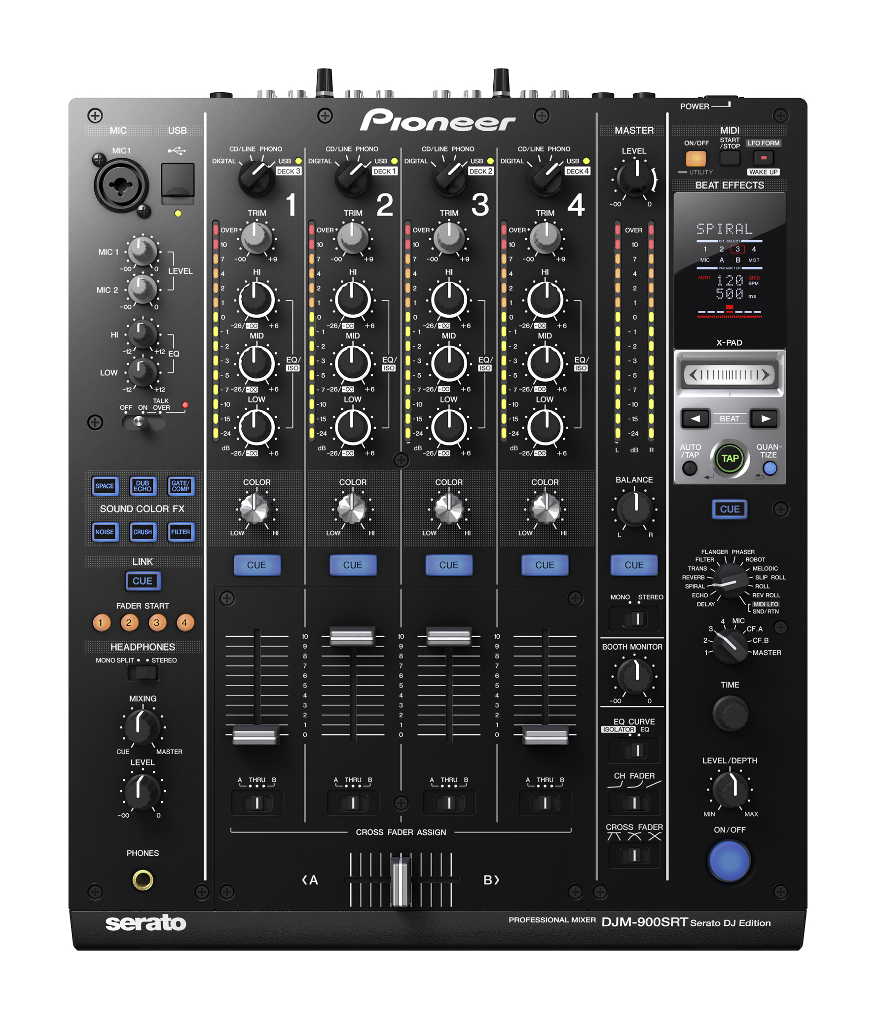 Pioneer DJM-900SRT, nuevo mixer diseñado para Serato DJ