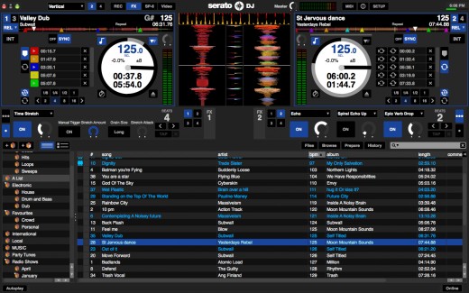 Nuevo Serato DJ 1.5 con soporte DVS