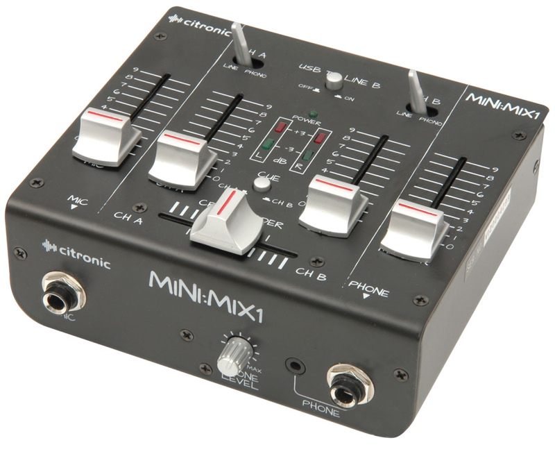 Citronic MINI:MIX2, posiblemente el mixer para DJ más pequeño del mundo