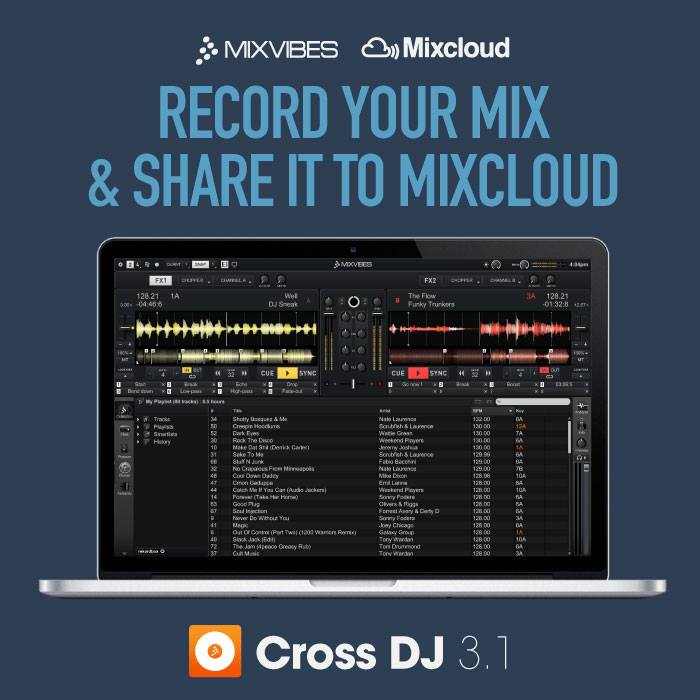 Mixvibes publica Cross DJ 3.1 y anuncia su primer concurso para DJ