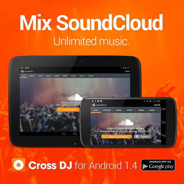 Publicado Cross DJ para Android 1.4