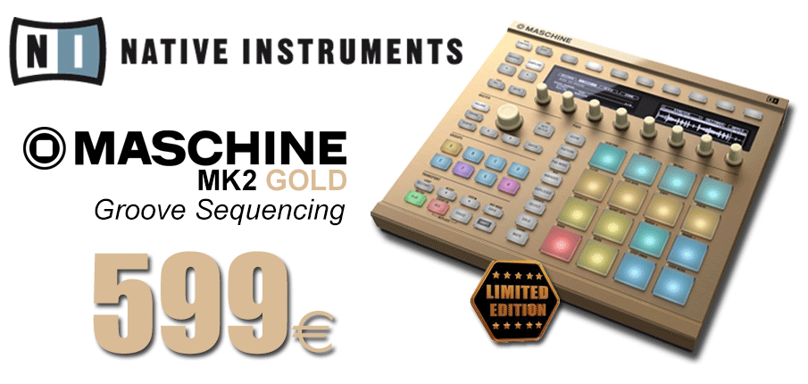 Nueva y espectacular Maschine MKII Gold