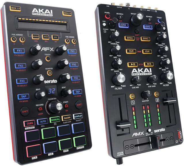 Nuevos controladores Akai AFX y Akai AMX para Serato DJ