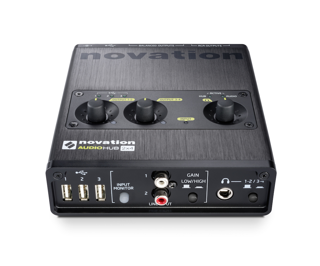 Nuevo interface de audio Novation Audiohub 2×4