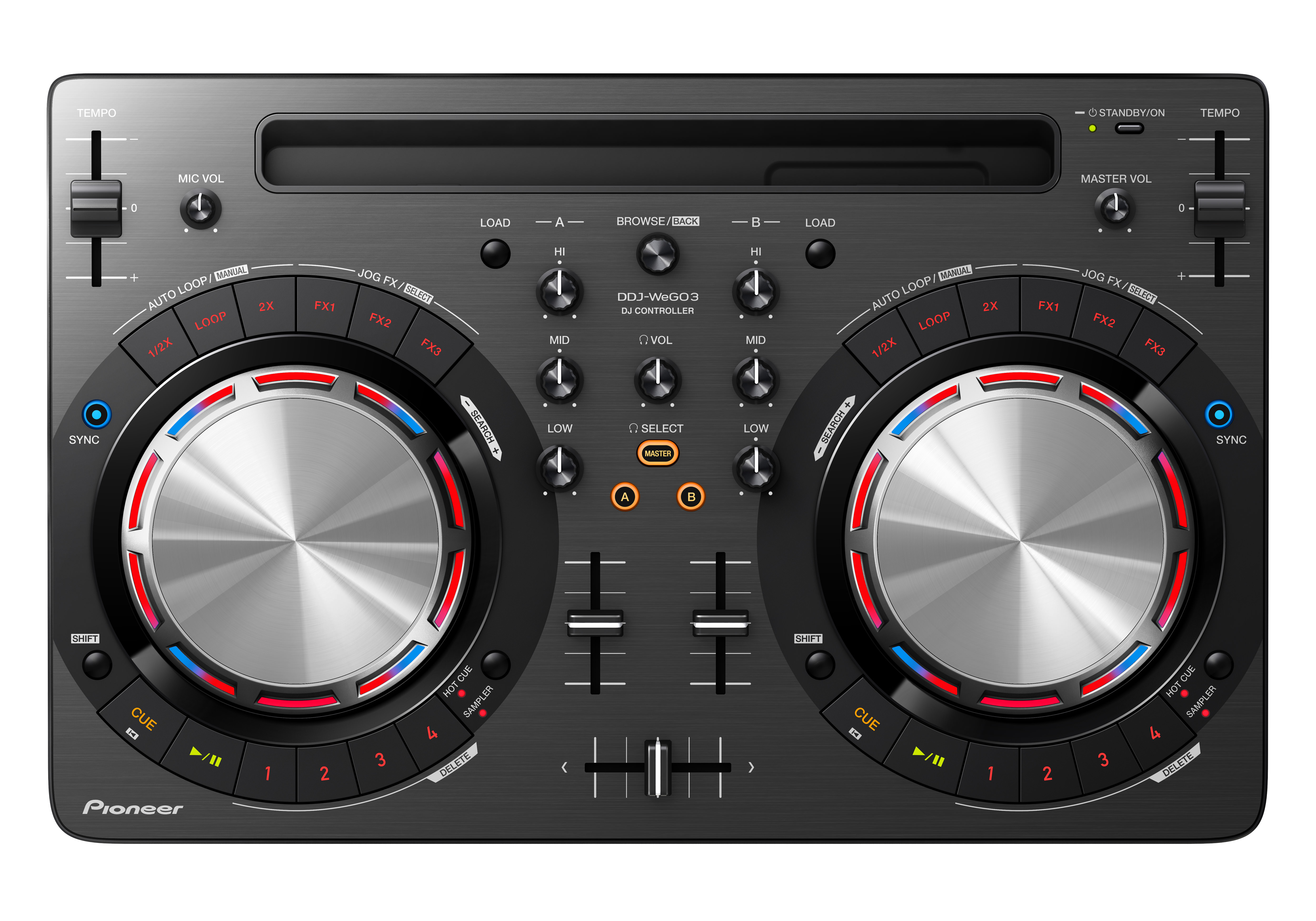 nuevo controlador pioneer ddj-wego3