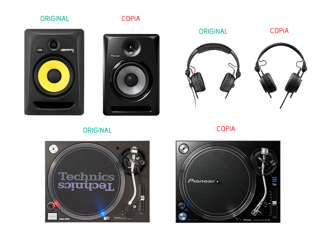 Pioneer copia descaradamente los productos de la competencia