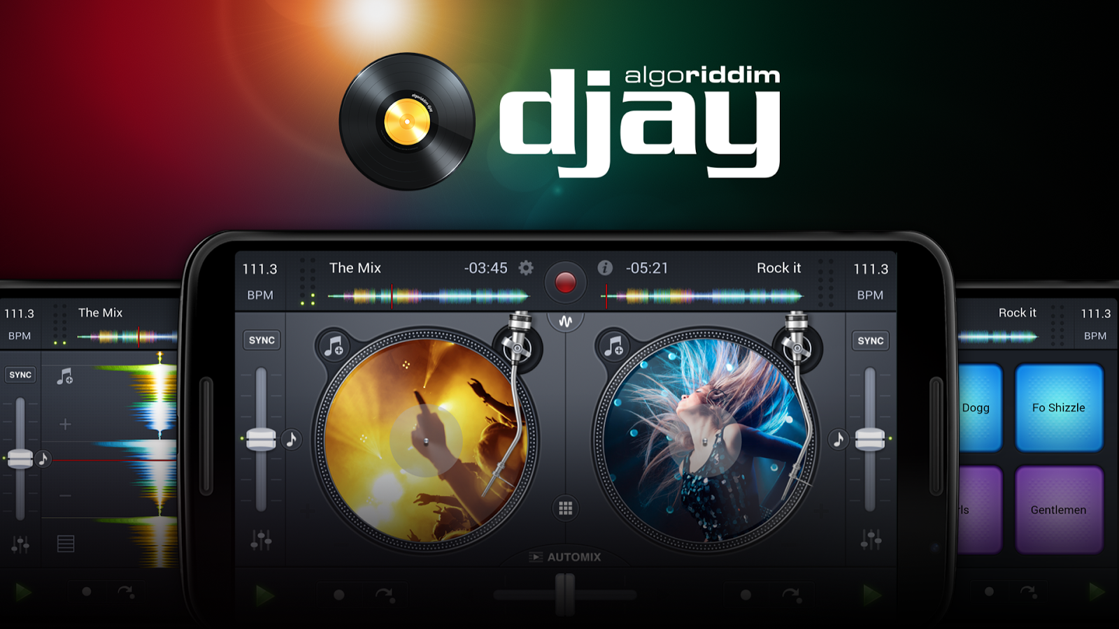 Review en español djay 2 de Algoriddim para tablet Android
