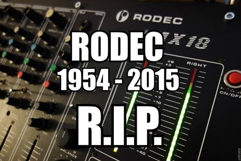 Rodec deja de fabricar sus legendarios mixers