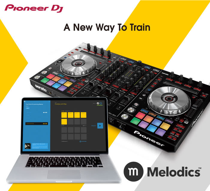 Los productos de Pioneer ya son compatibles con la aplicación Melodics