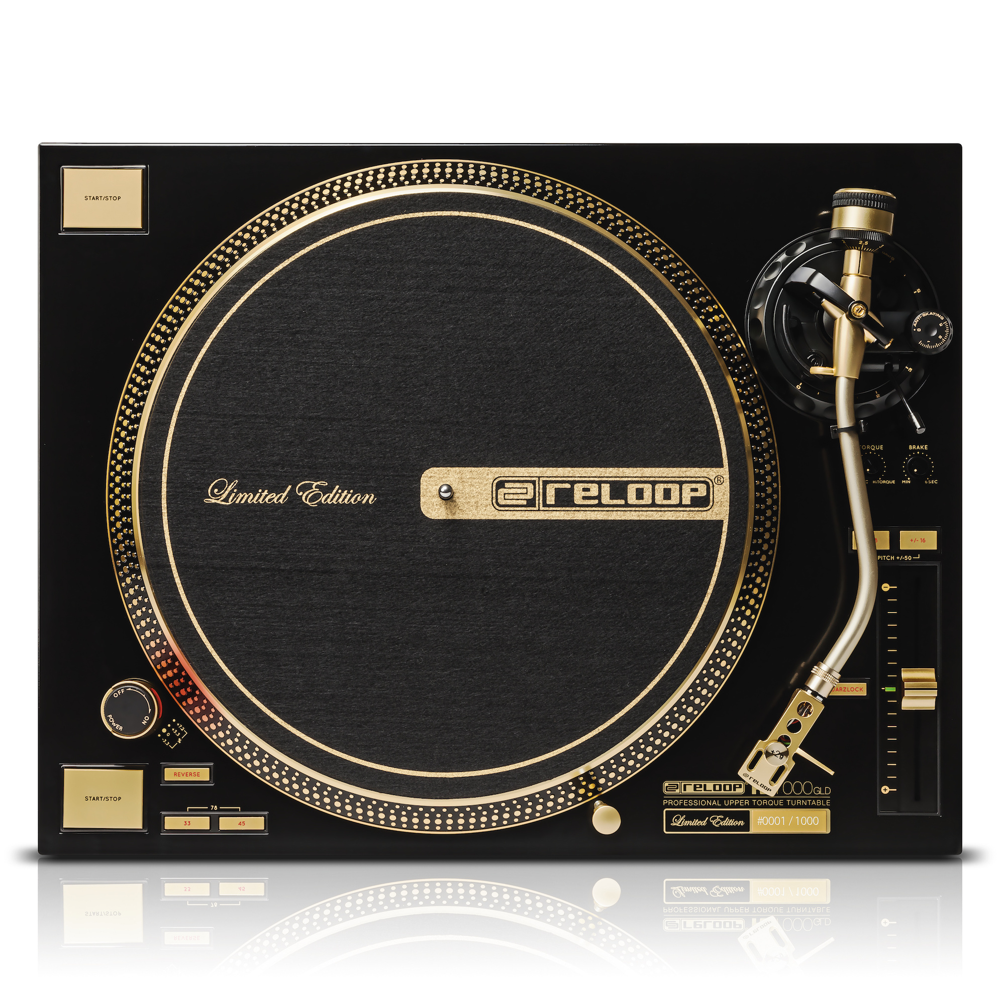 Nuevo Reloop RP-7000 GLD en edición limitada