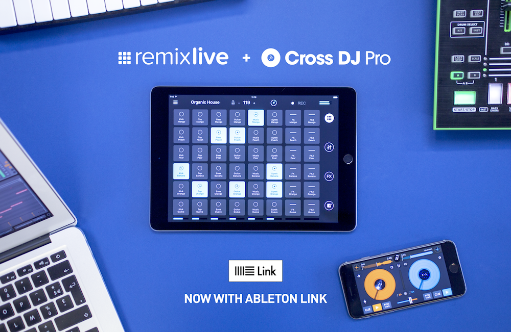 Remixlive y Cross DJ Pro para iOS ahora son compatibles con Ableton Link
