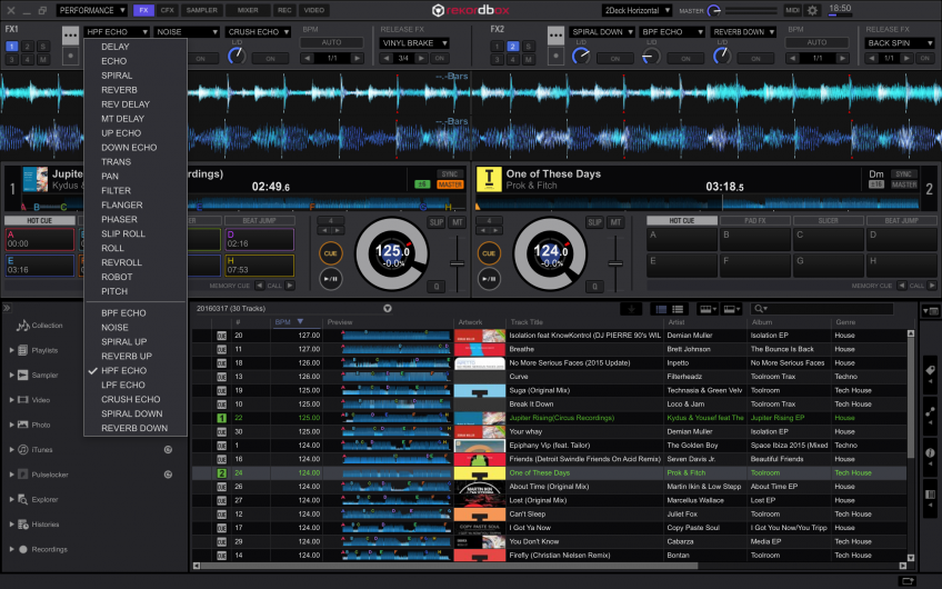 Rekordbox 4.2.1 incluye el nuevo RMX Effects Plus Pack