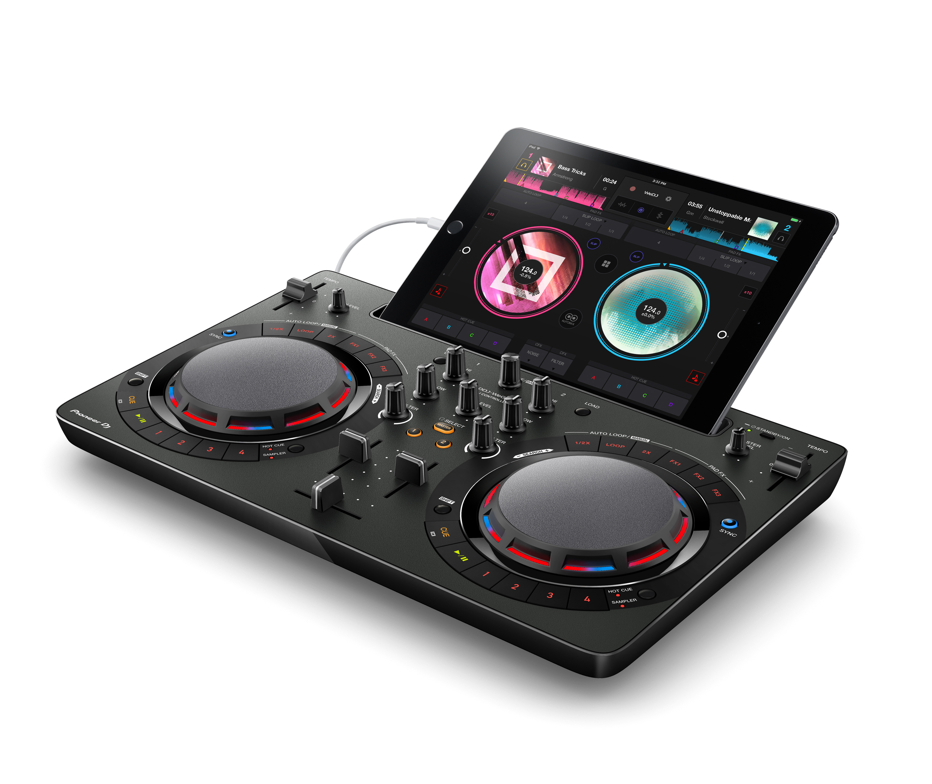 Nuevo controlador Pioneer DDJ-WeGO4 compatible con iPad y portátil