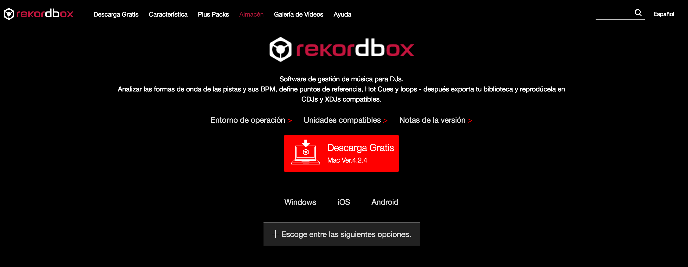 Nueva versión Rekordbox 4.2.4 ya disponible