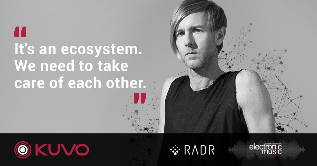 Richie Hawtin colaborará con Pioneer DJ  para que su app RADR sea compatible con la plataforma KUVO
