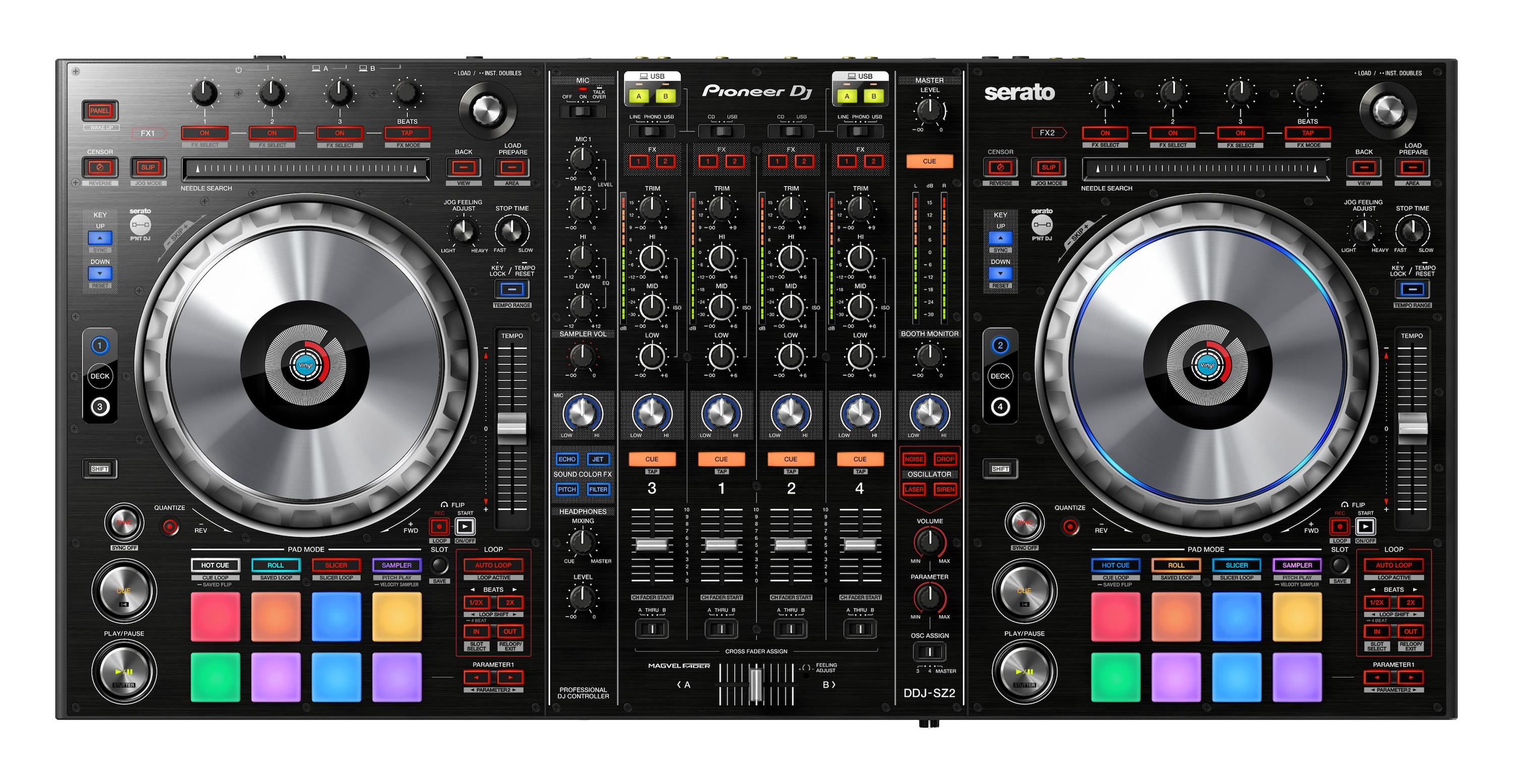 Nuevo controlador Pioneer DDJ-SZ2 totalmente compatible con Serato DJ