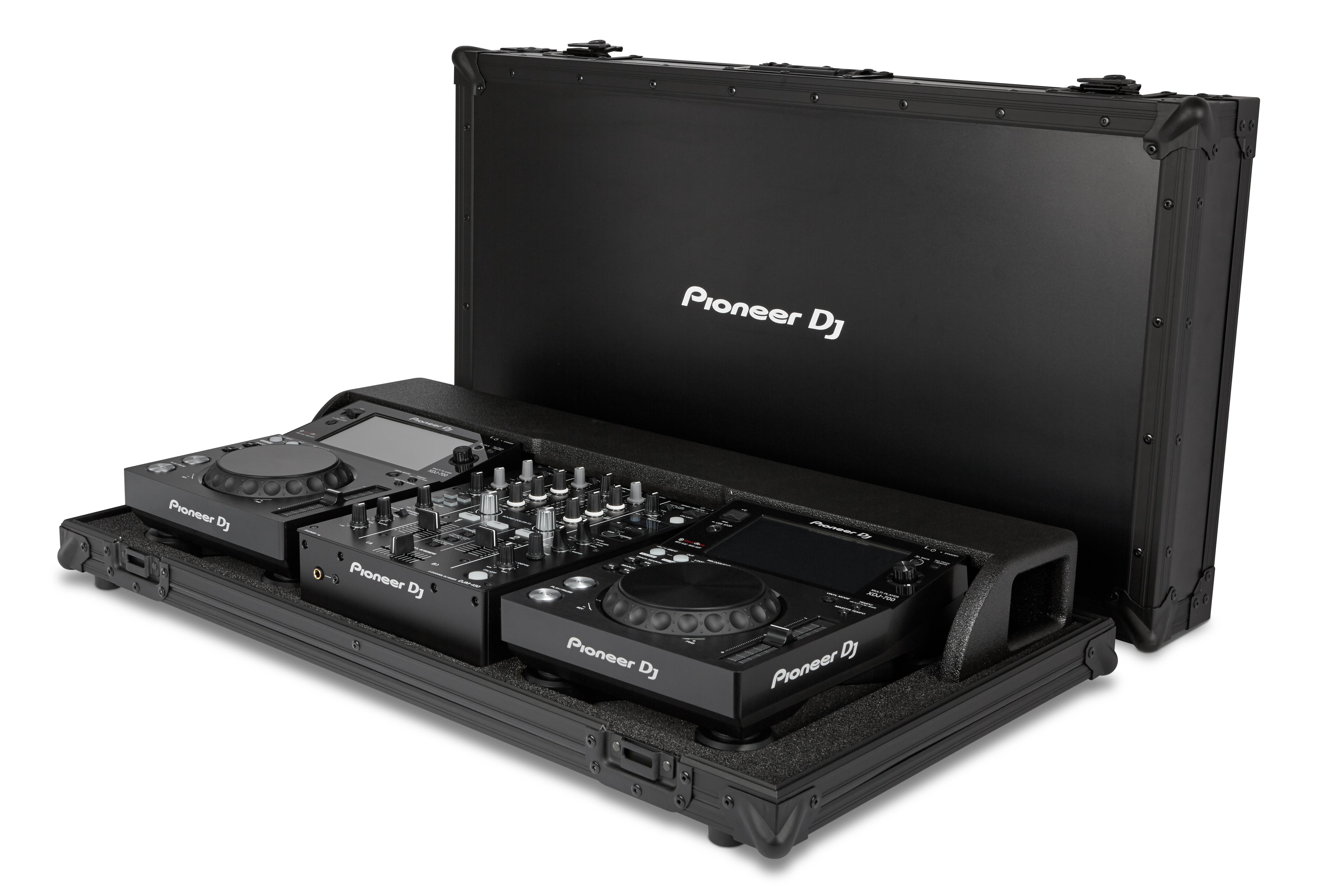 Nuevo flight case Pioneer FLT-450SYS para el mixer Pioneer DJM-450 y los Pioneer XDJ-700