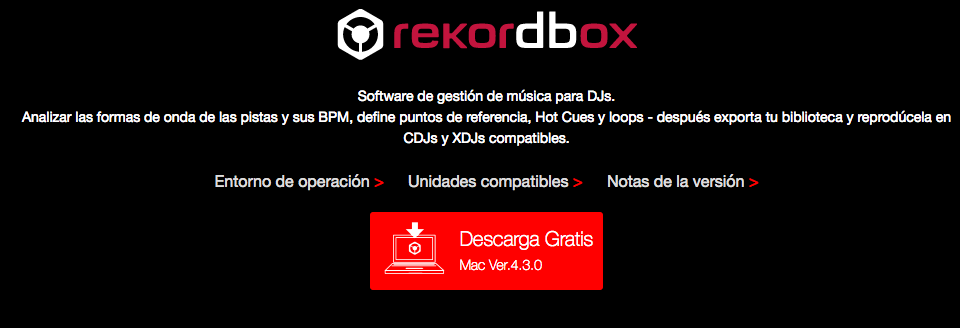 Nueva actualización Rekordbox 4.3