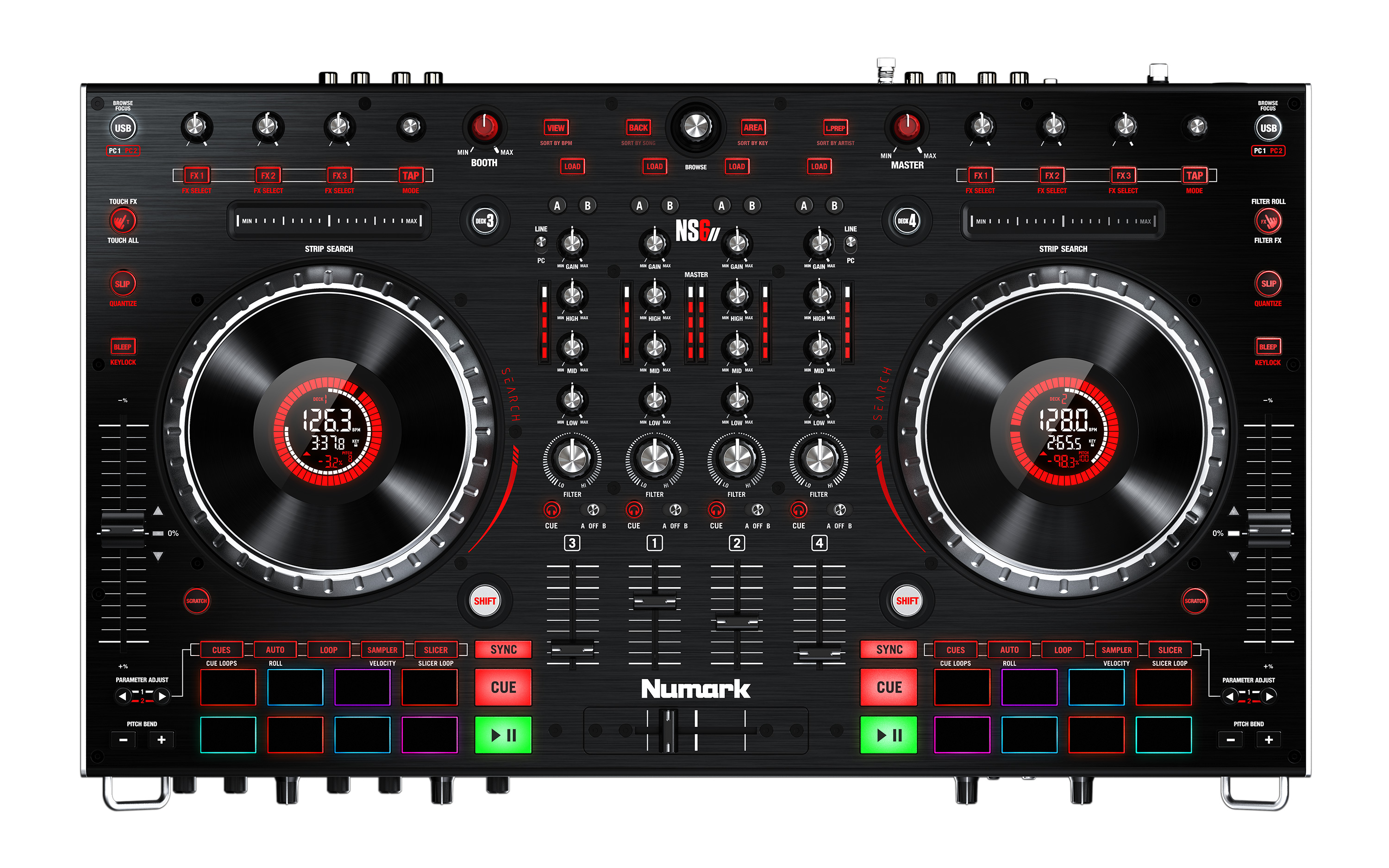Numark NS6II, la esperada renovación de un controlador para DJ clásico