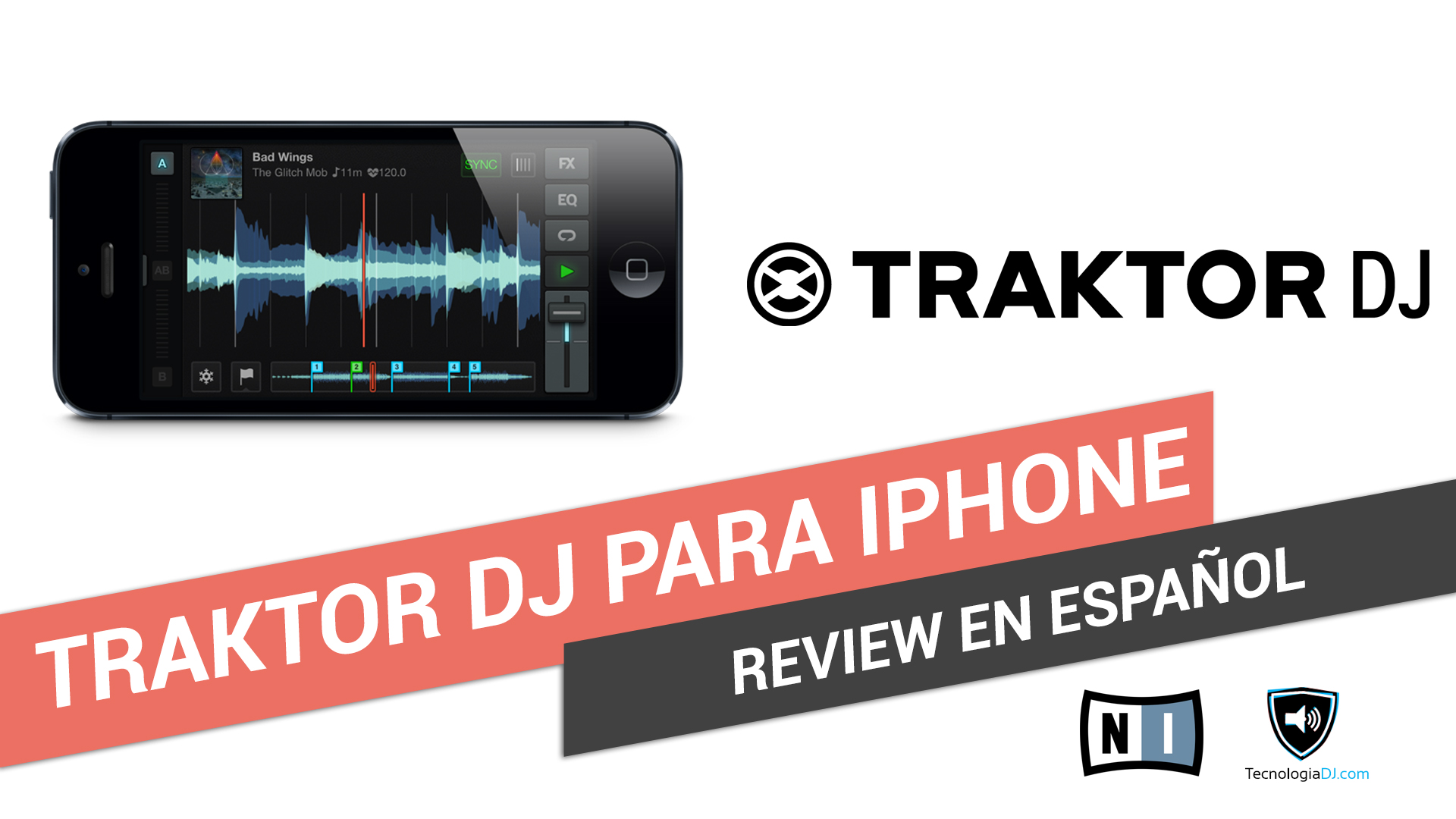 Review en español Traktor DJ para iPhone