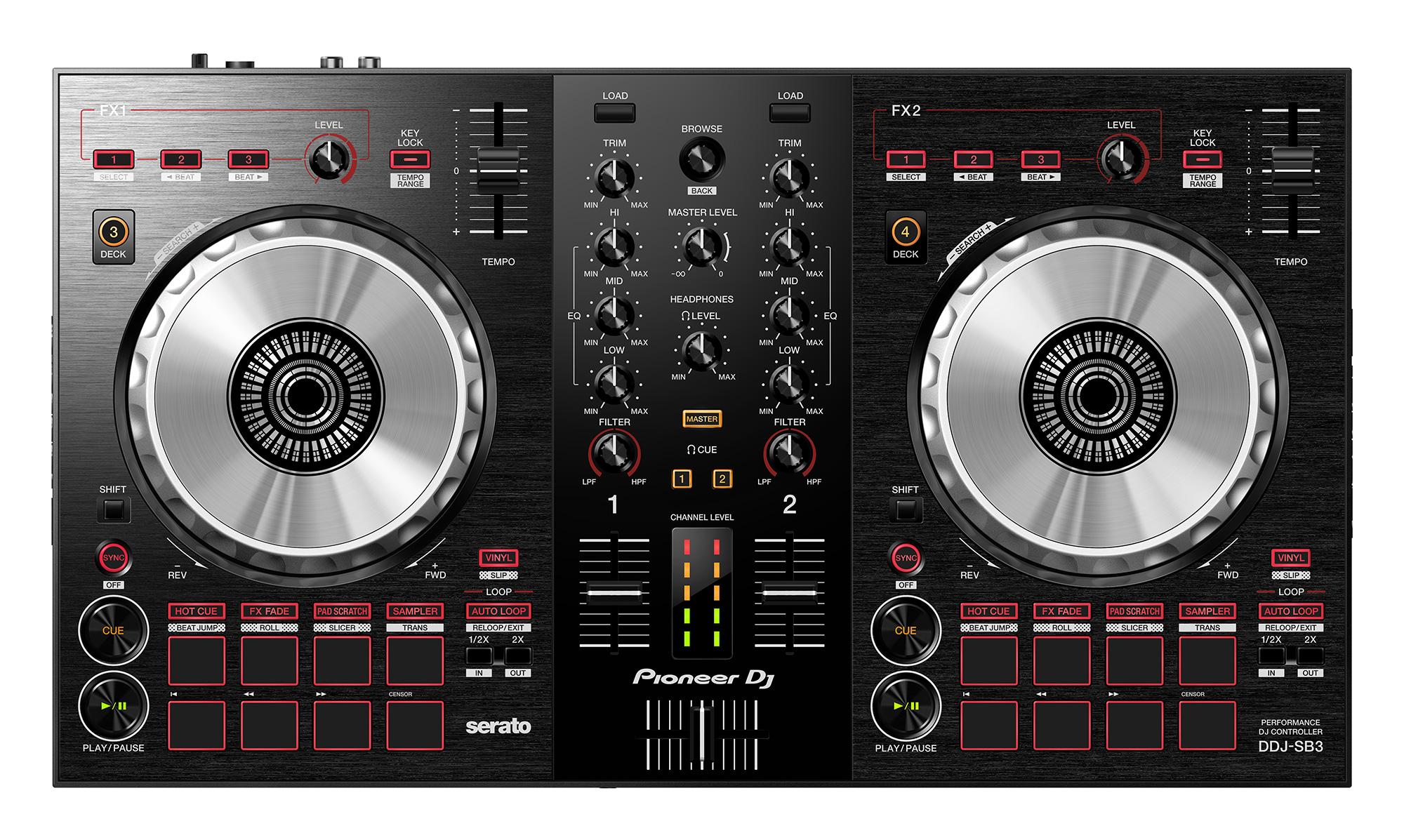 Nuevo controlador Pioneer DDJ-SB3 compatible con Serato DJ Pro y Serato DJ Lite