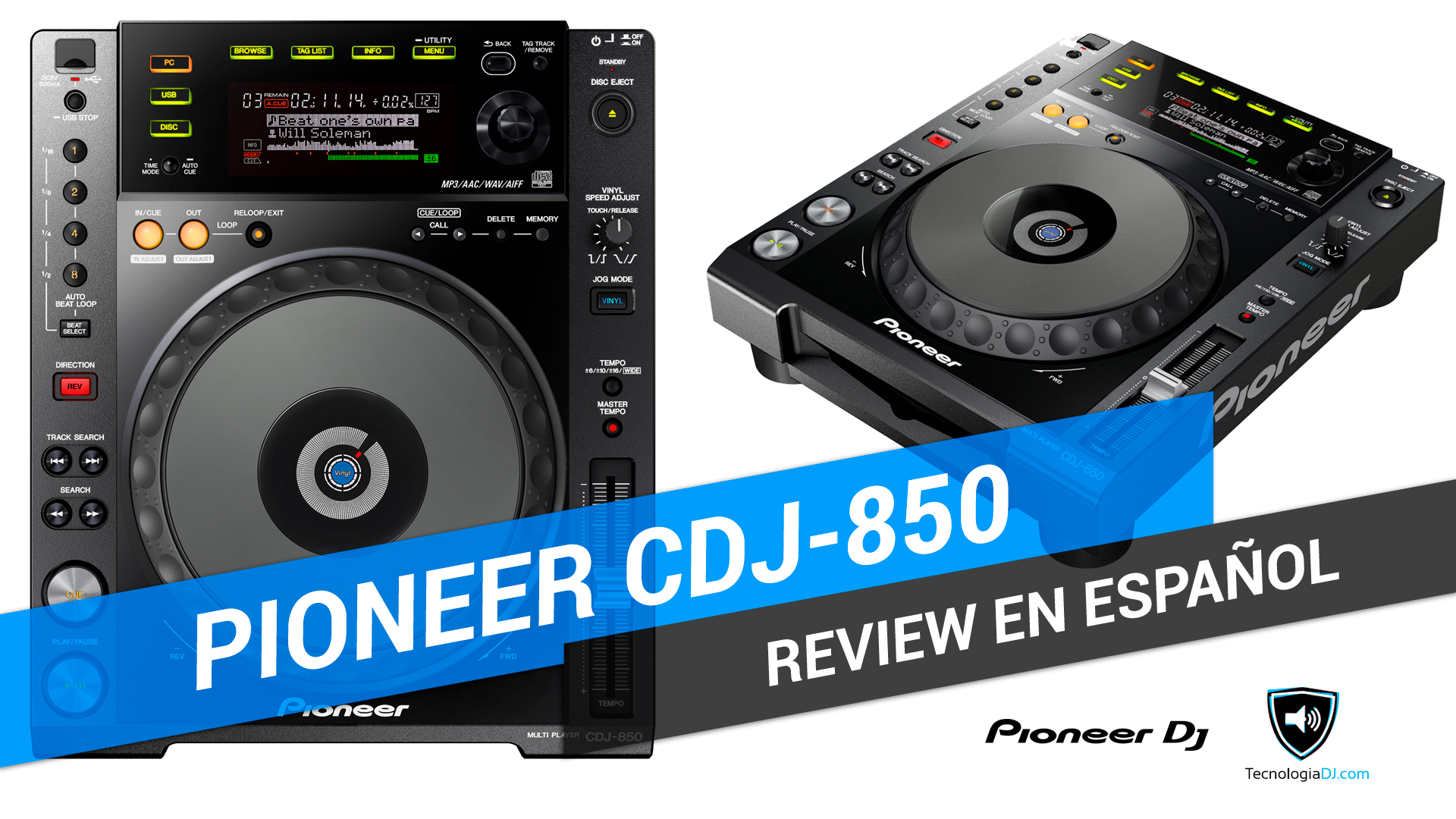 Review reproductor Pioneer CDJ-850