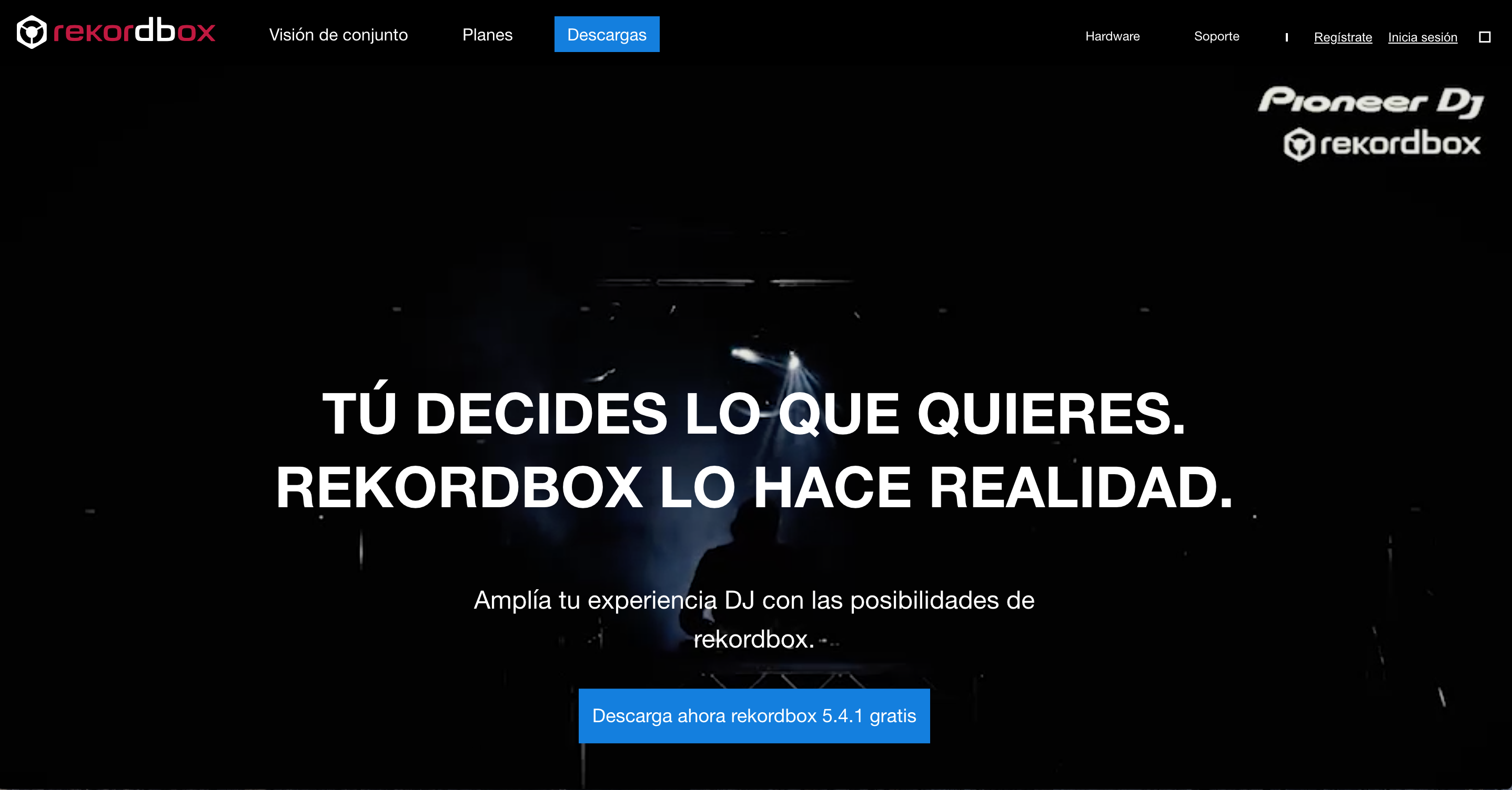 Pioneer DJ libera Rekordbox 5.4.1