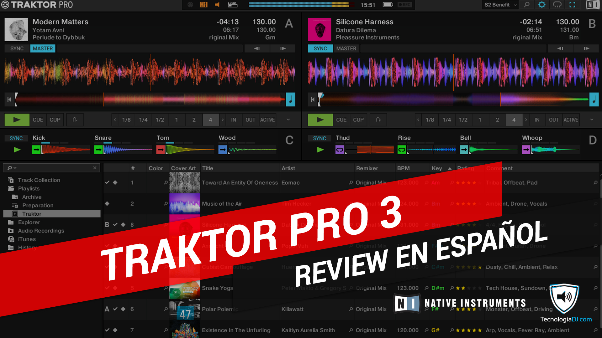 Review en español Traktor Pro 3