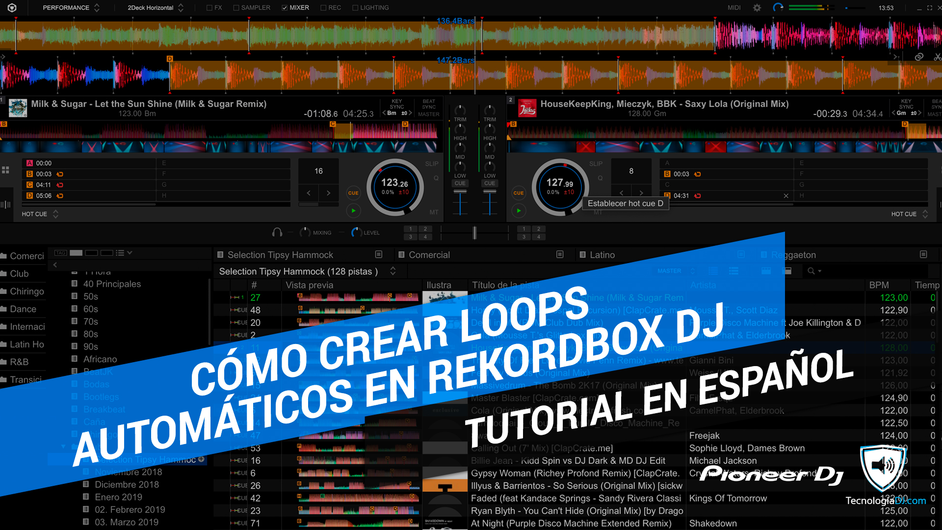 Cómo crear loops de forma automática en Rekordbox DJ
