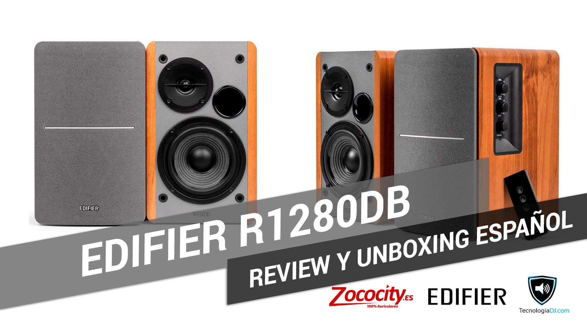 Review y unboxing altavoces Edifier R1280DB