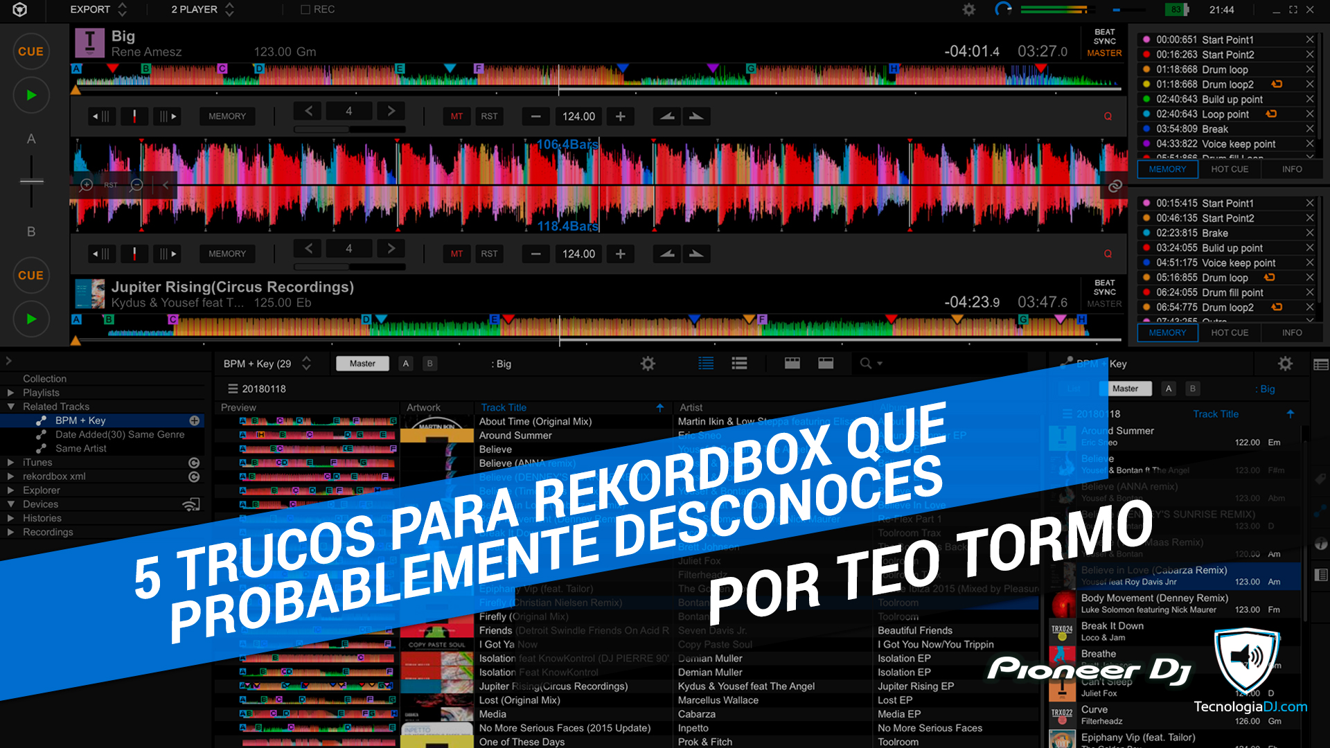 5 trucos para Rekordbox que probablemente desconoces