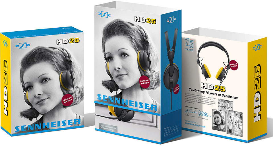 Nueva edición limitada auriculares Sennheiser HD 25 75 Anniversary