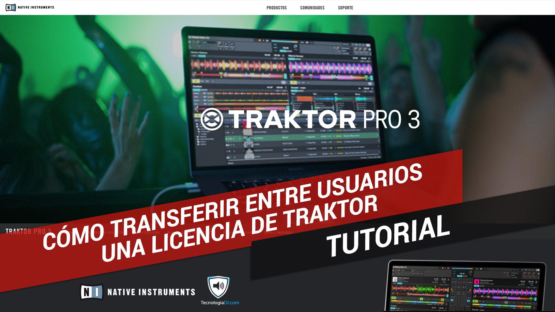 Cómo transferir una licencia de Traktor entre distintos usuarios